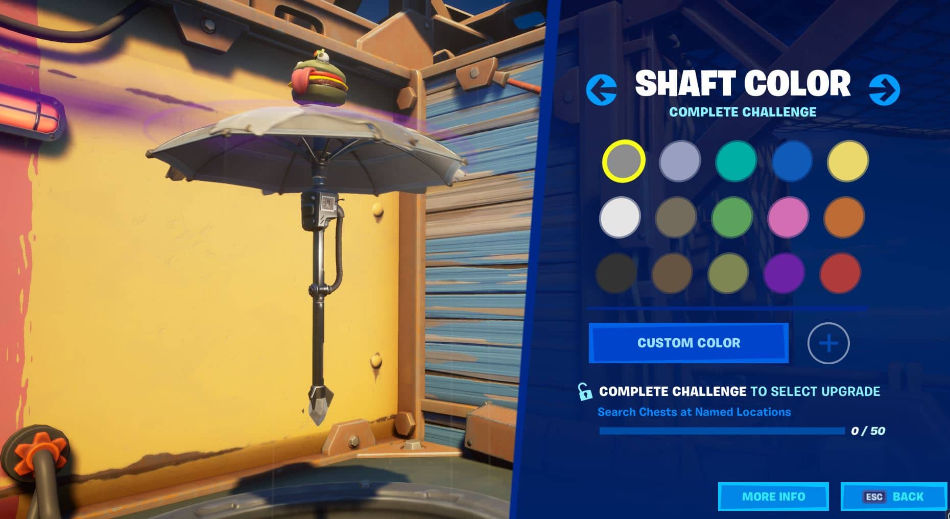 Fortnite Build A Brella Shaft Color Challenge