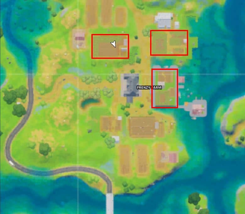 Fortnite Cornfields at Frenzy Farm Location