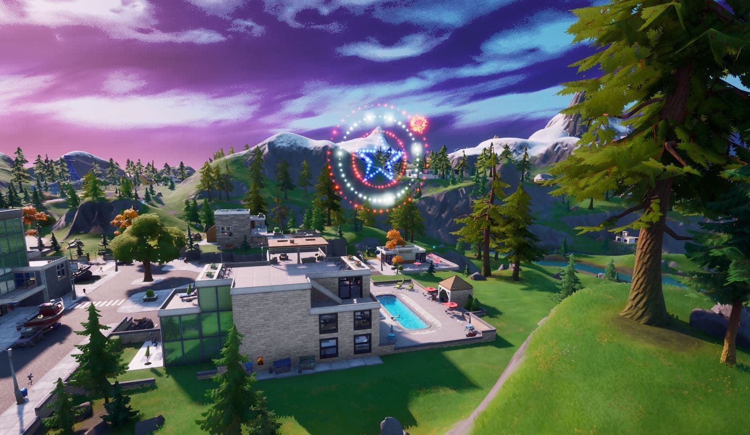 Fortnite Fireworks Captain America