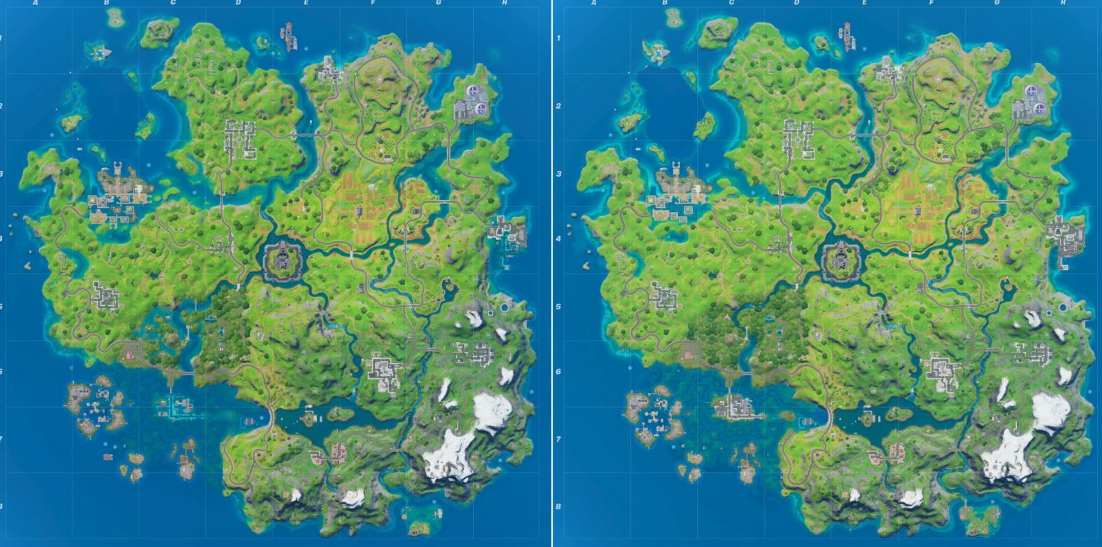 Fortnite Map Update July 27th