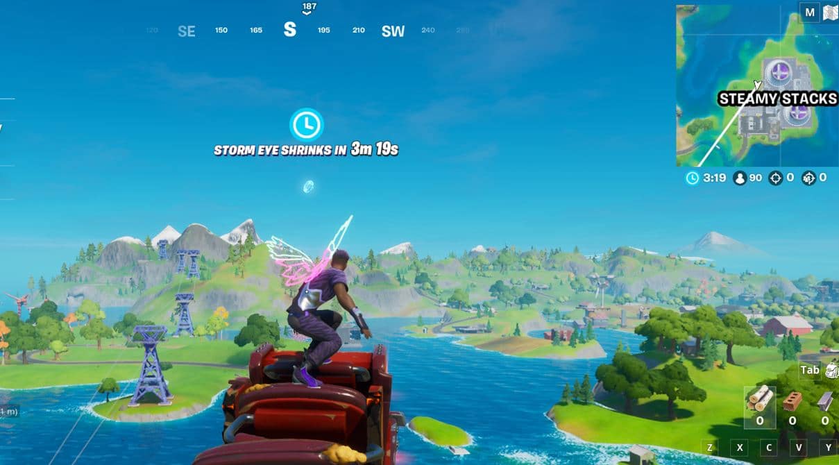 Fortnite Steamy Stacks Floating Ring Location 3
