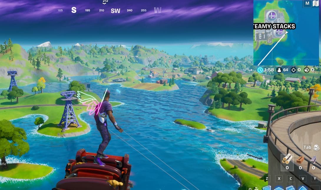 Fortnite Steamy Stacks Floating Ring Location 4