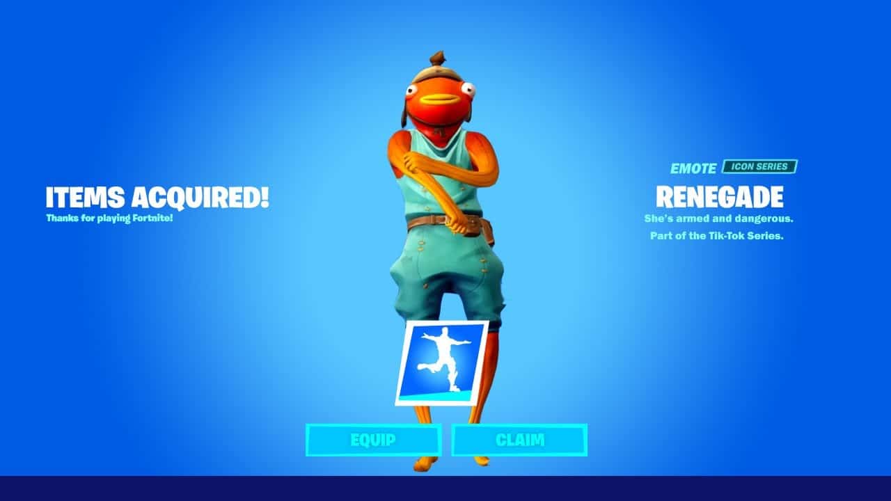 Renegade Fortnite Emote