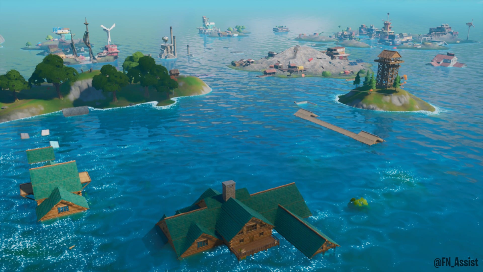 Fortnite Map Update – Water levels decrease