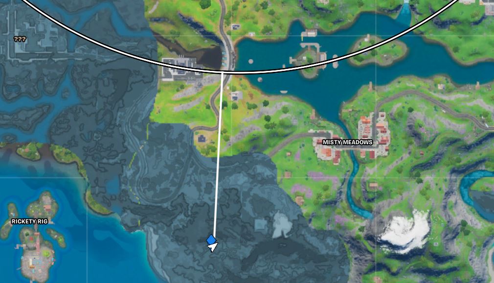 Astro-not Fortnite secret challenge map location