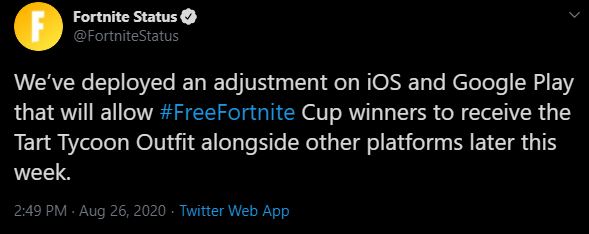 Fortnite Apple Update