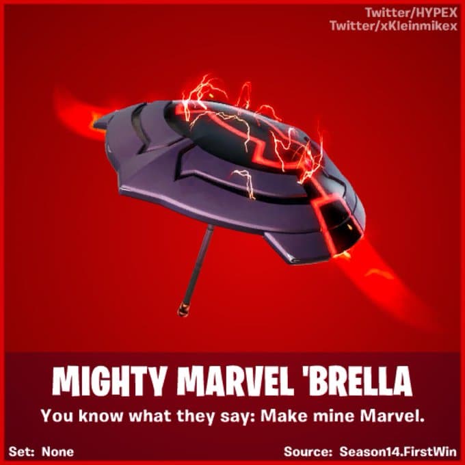 Fortnite Season 4 Leaked Winning Umbrella