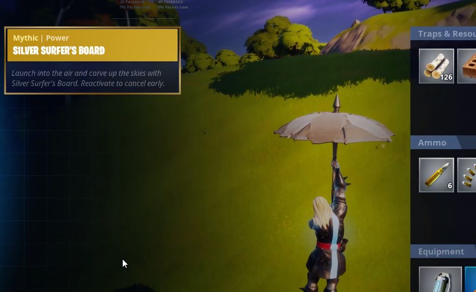 Silver Surfer's Board Fortnite