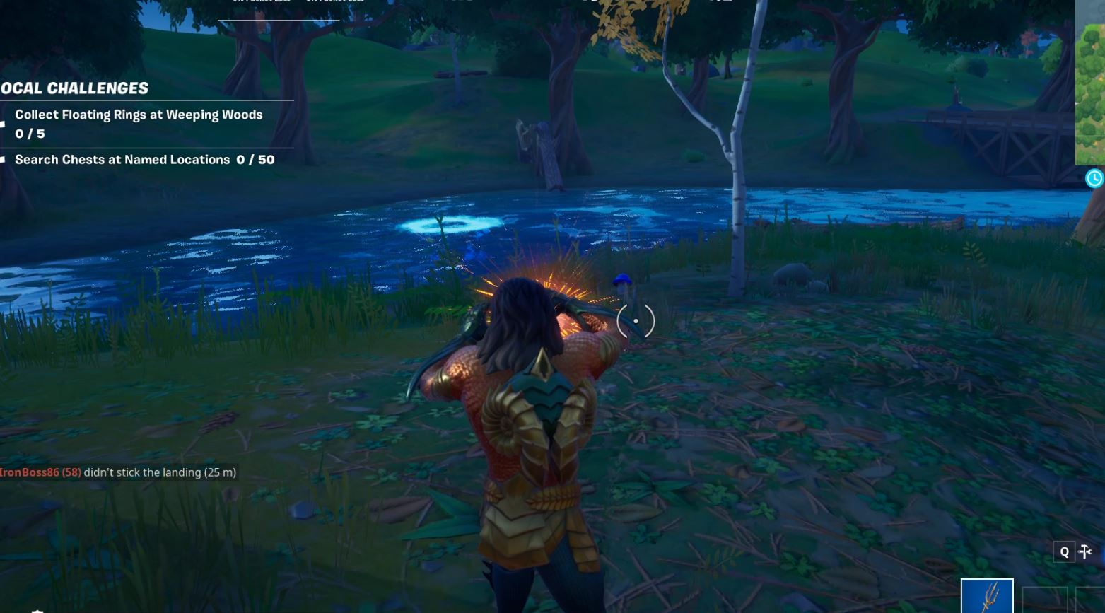 collect fireflies from weeping woods Fortnite