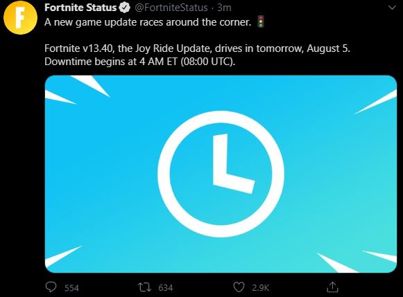 v13.40 Fortnite Update