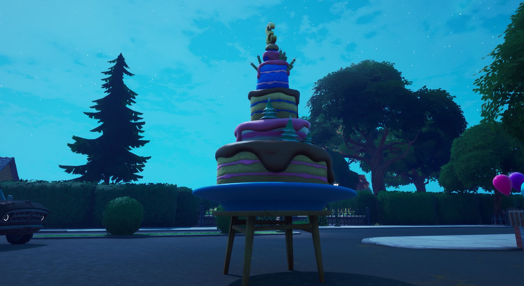 Dance in Front of different Birthday Cakes Fortnite