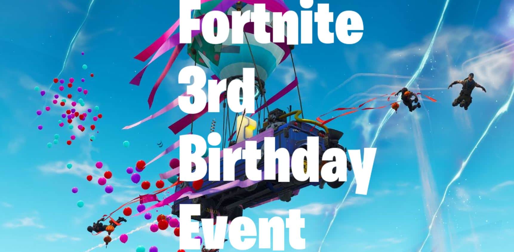Fortnite 3rd birthday bash