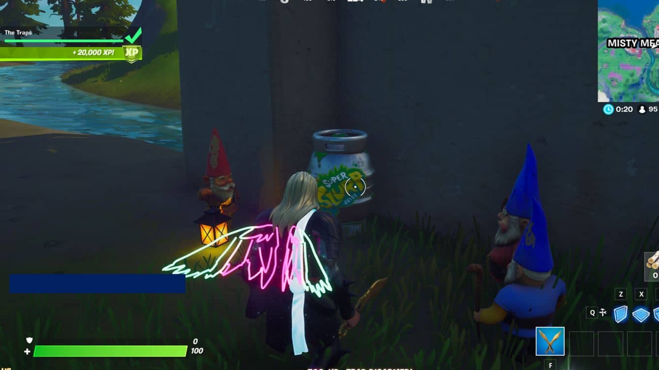 Fortnite Season 4 Secret Quest Free XP – Disarming Gnome Traps Locations