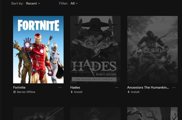 Fortnite Servers Down
