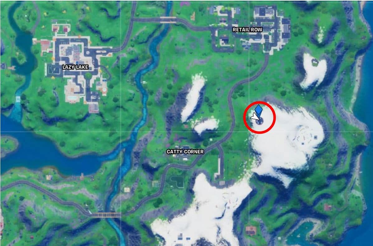 Fortnite The Collection Map Location
