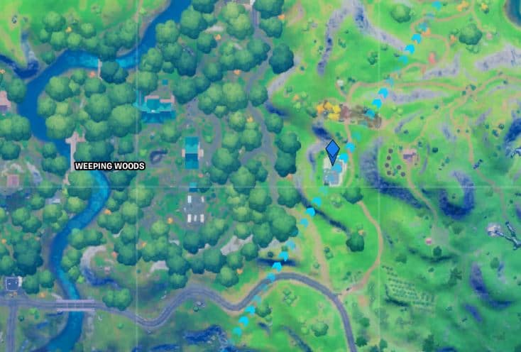 Fortnite - The Lair Free XP Quest Location