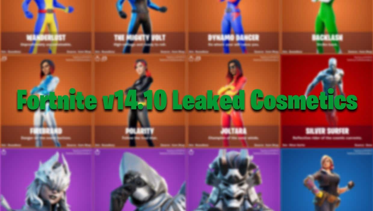 Fortnite v14.10 Leaked Skins and Cosmetics