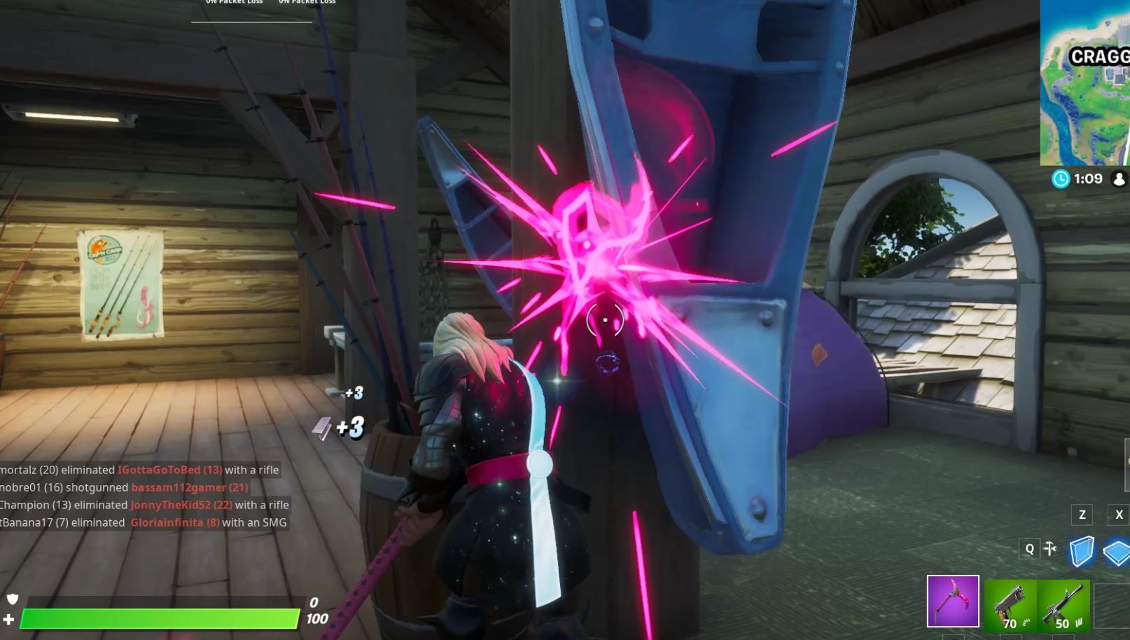 destroy boats at craggy cliffs fortnite