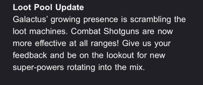 Combat Shotgun Buff