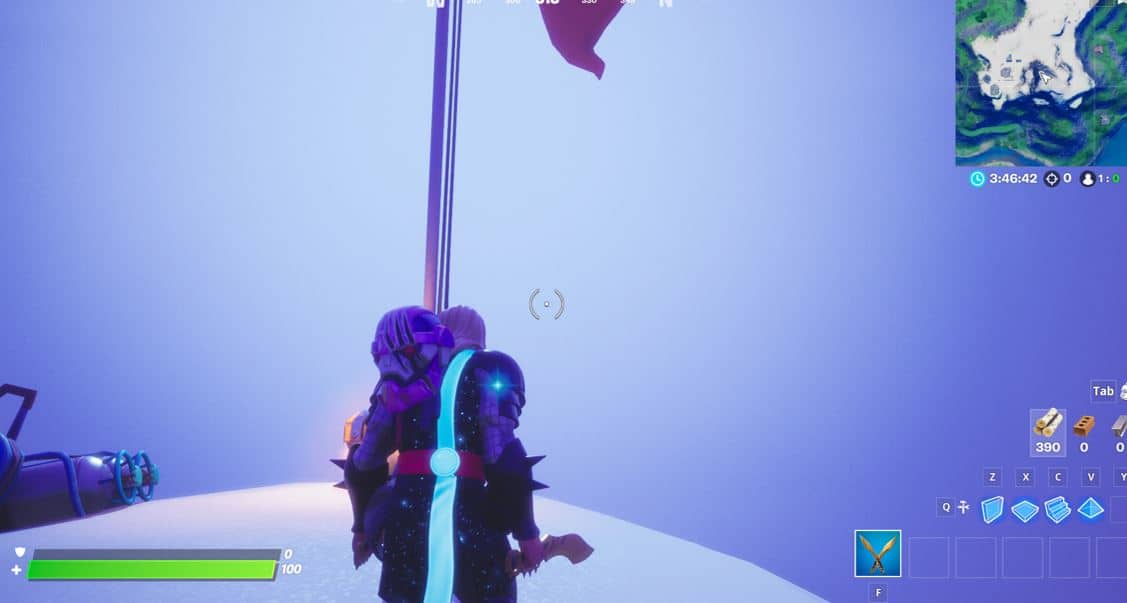 Fortnite Highest Spot Map Location in-game