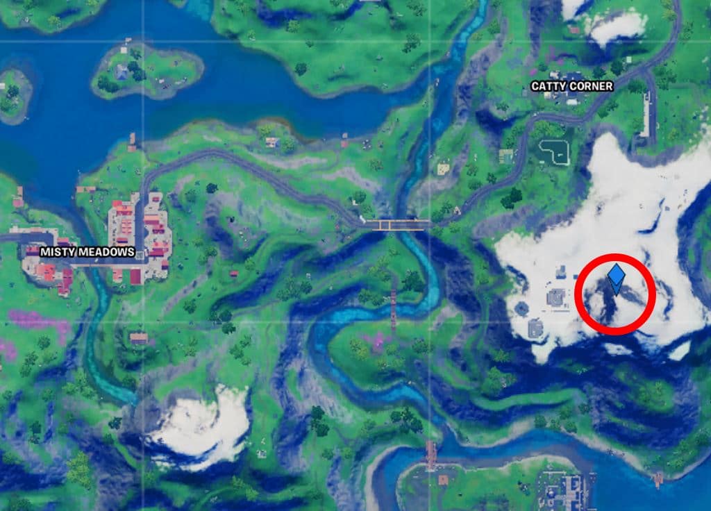 Fortnite Highest Spot Map Location