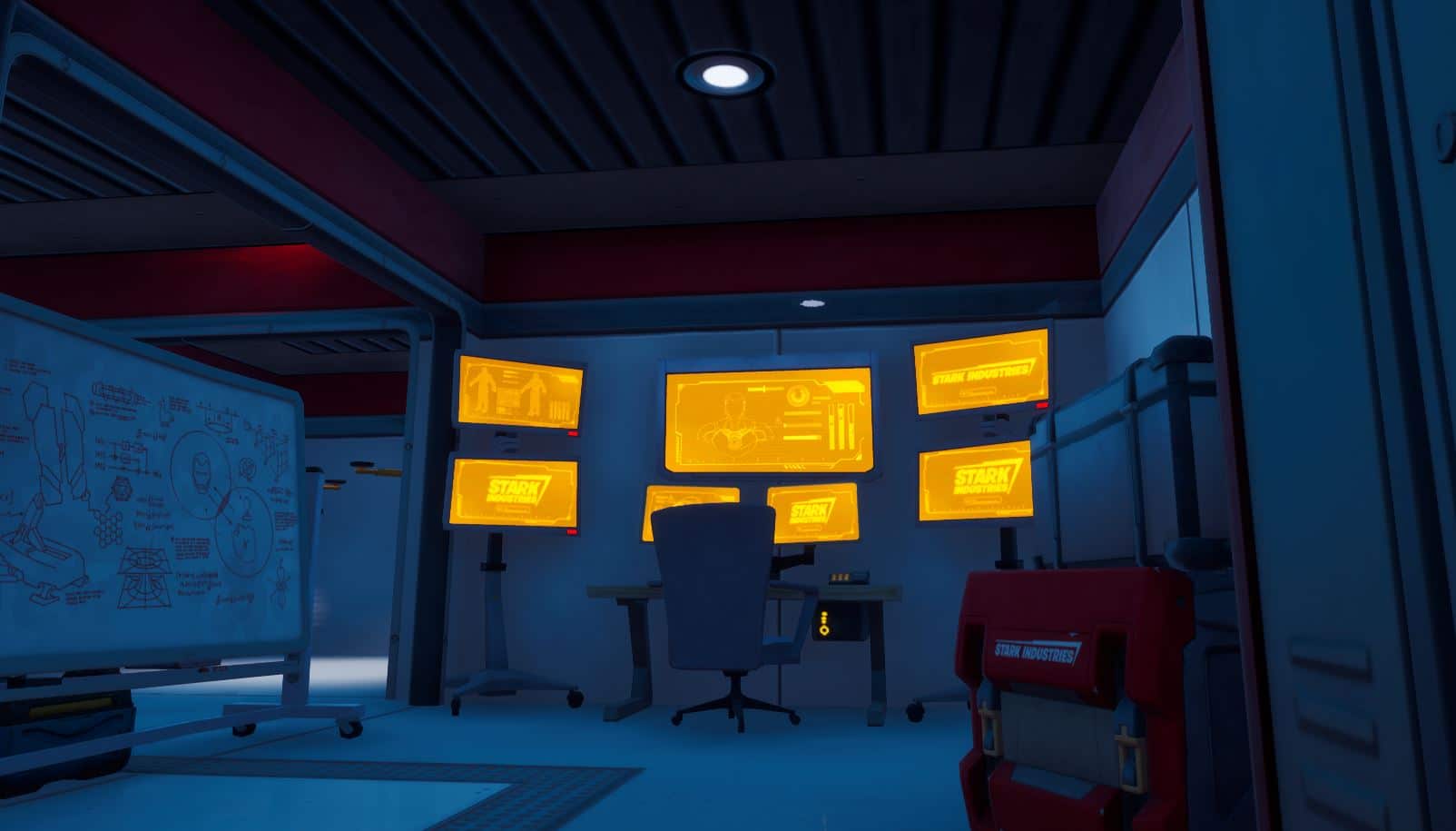 Fortnite hidden lake house Tony Stark