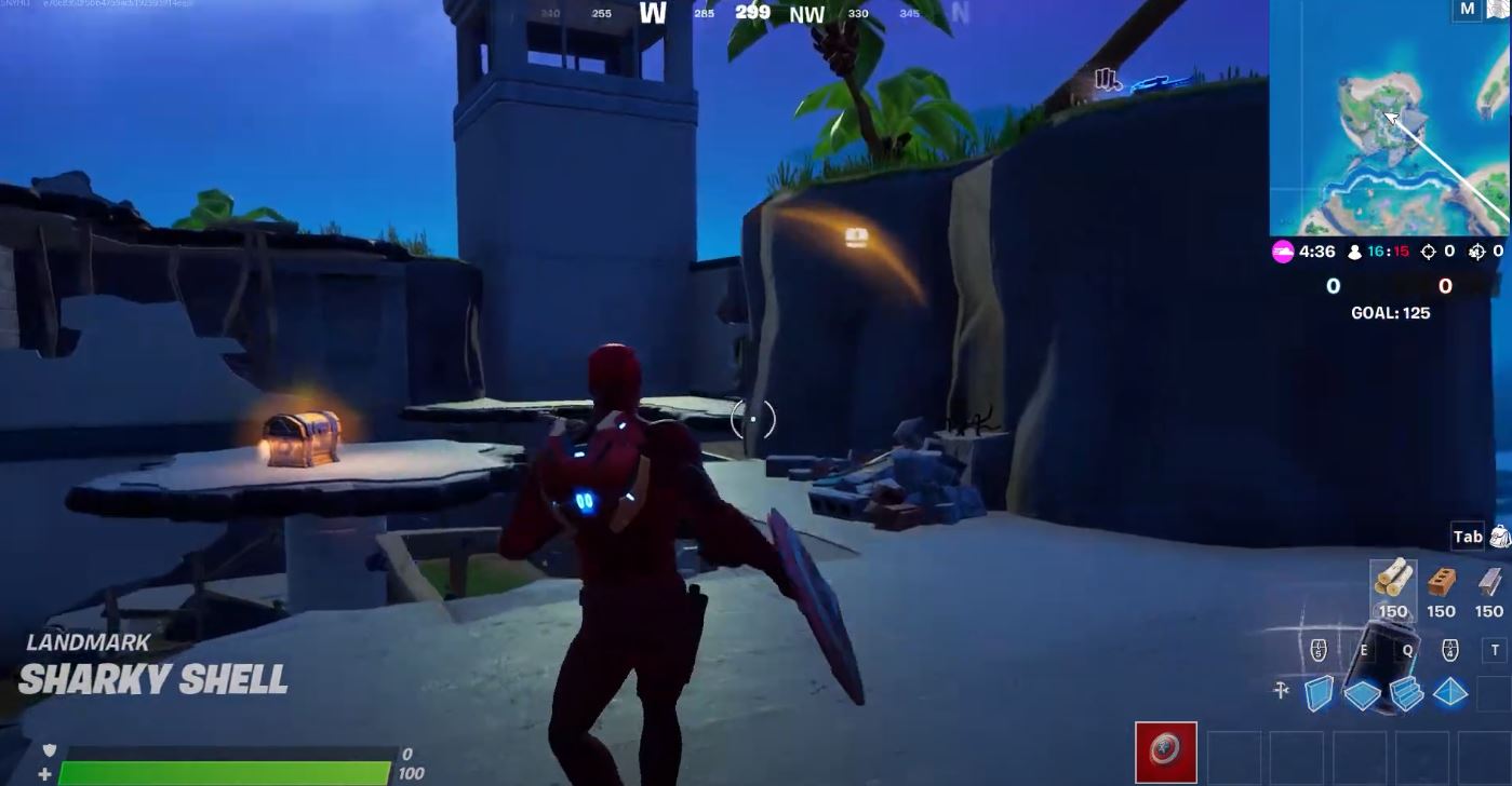 Fortnite Sharky Shell Location: Where is Sharky Shell in Fortnite