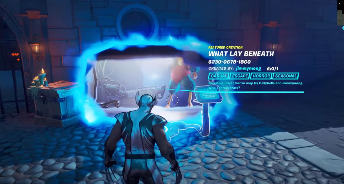 what lay beneath fortntie creative code