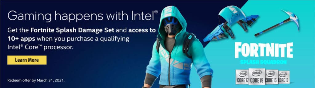 Intel Fortnite Offer