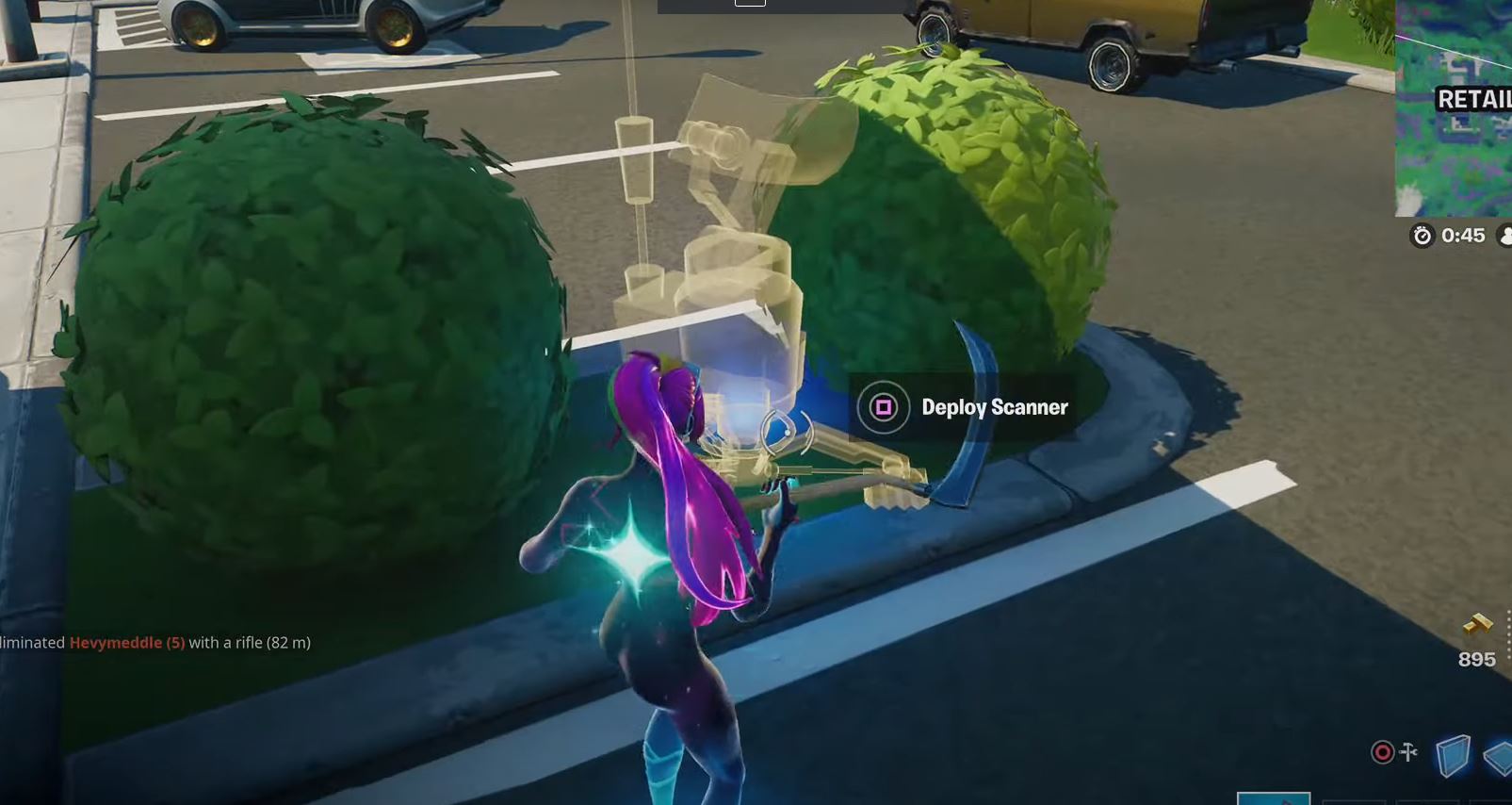 Fortnite: Deploy Scanners Near Retail Row Locations