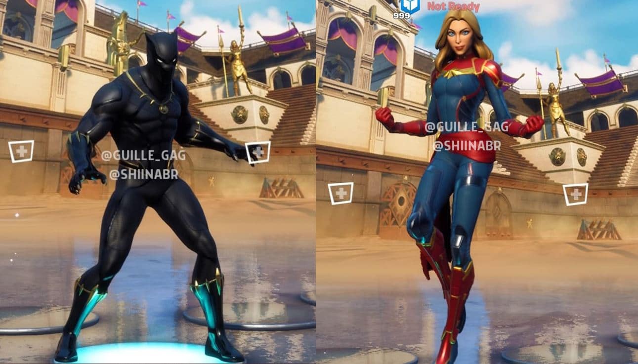 Fortnite Black Panther & Captain Marvel Skins Leaked