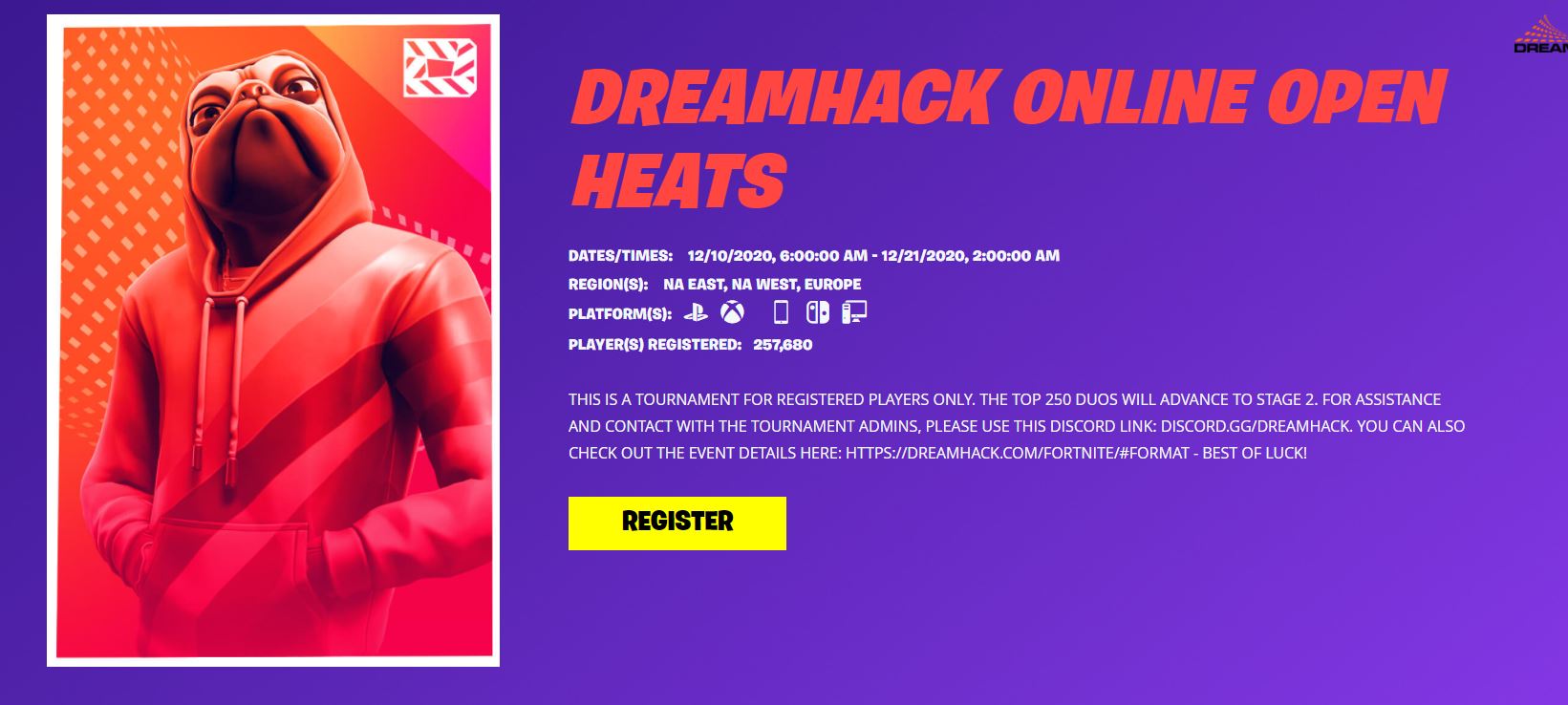 Fortnite Dreamhack December
