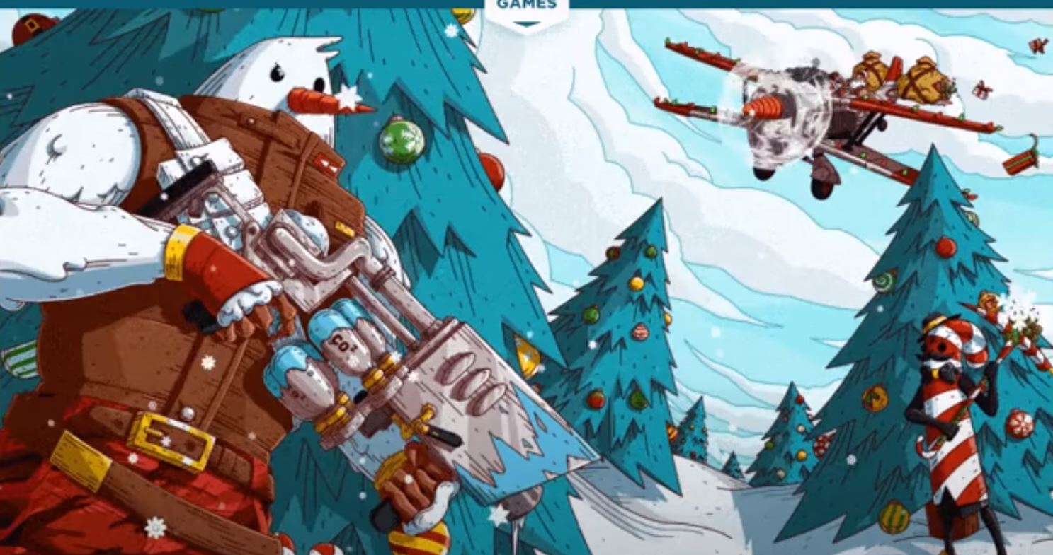 Fortnite Planes Returning Christmas Candy Cane Skin