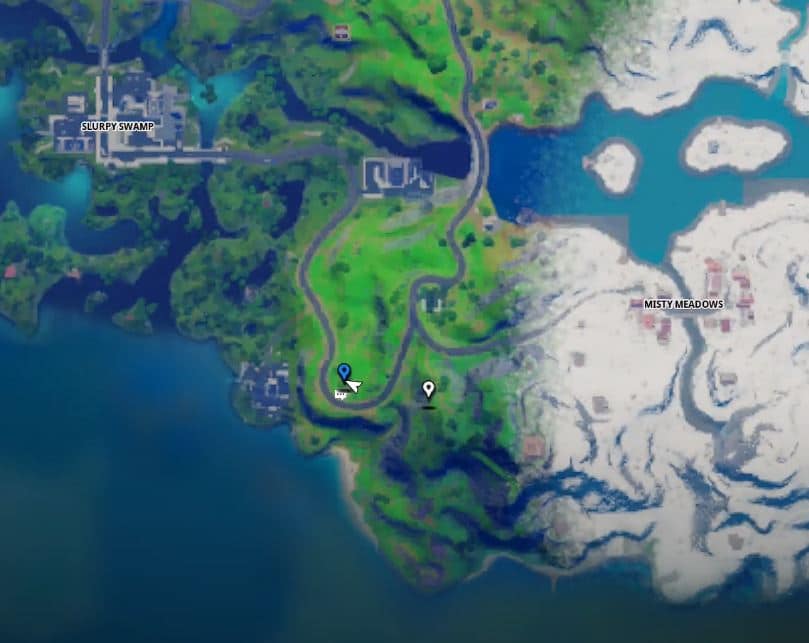 Fortnite Tomato Shrine Location at Pizza Food Truck