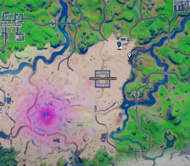 Fortnite Tomato Shrine Location at Pizza Pit