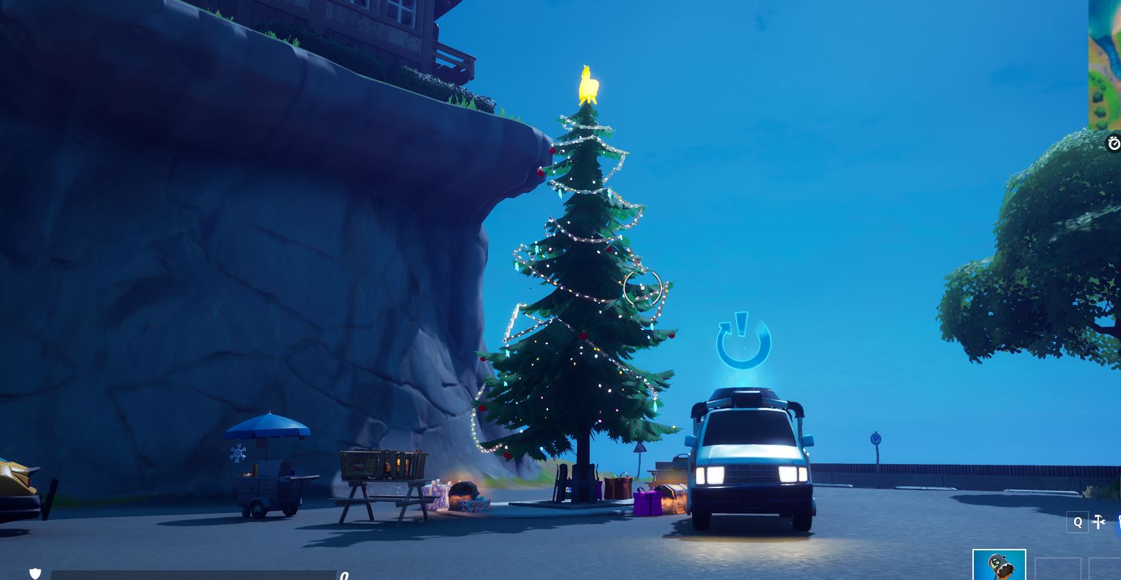 Holiday Trees Fortnite Locations
