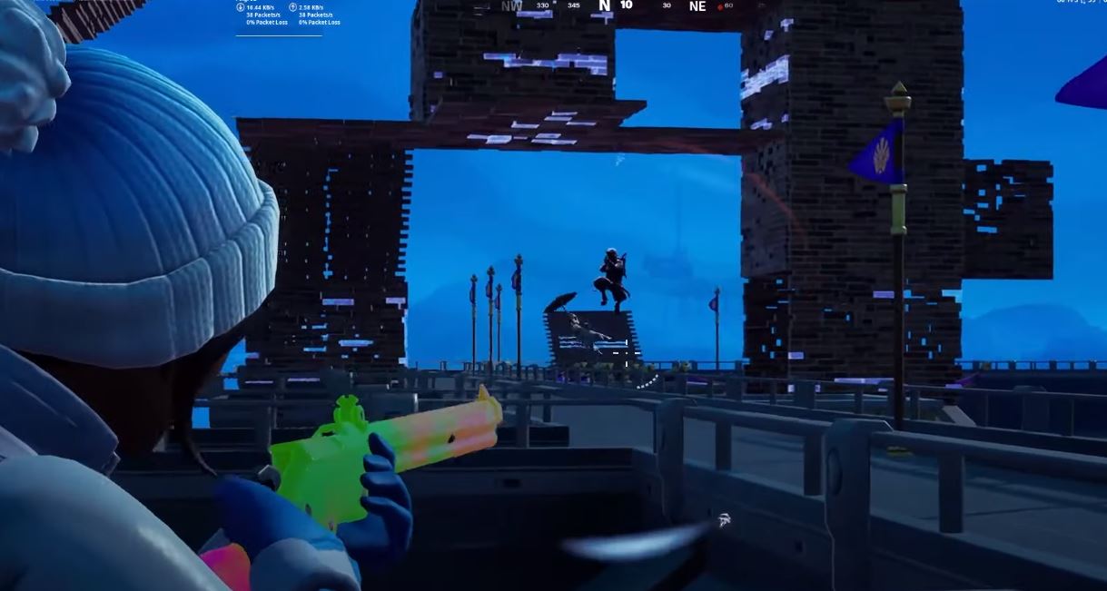 Lever action rifle in Fortnite