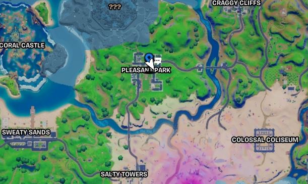 Pleasant Park Clue Location