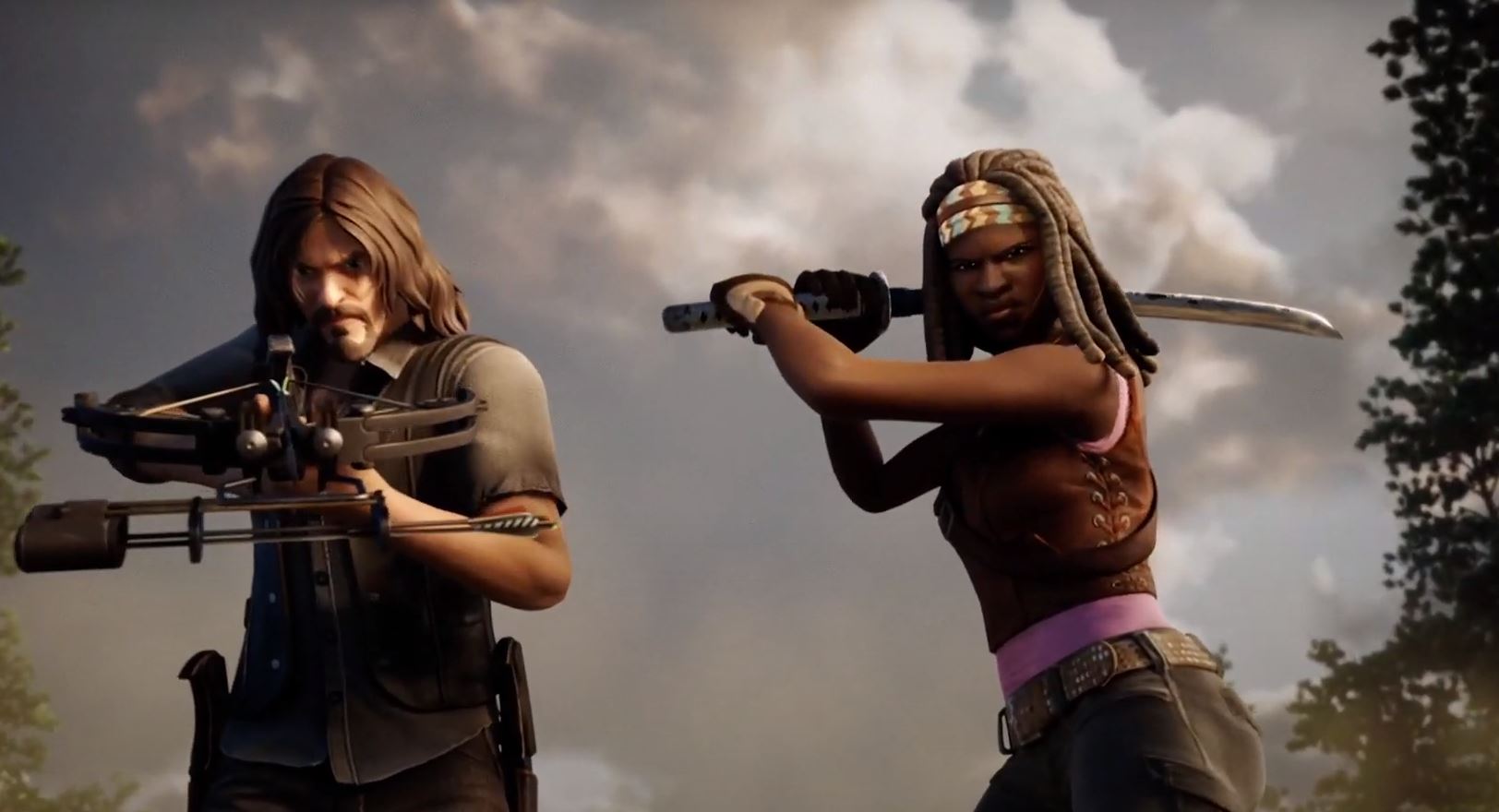 The Walking Dead Fortnite Skins
