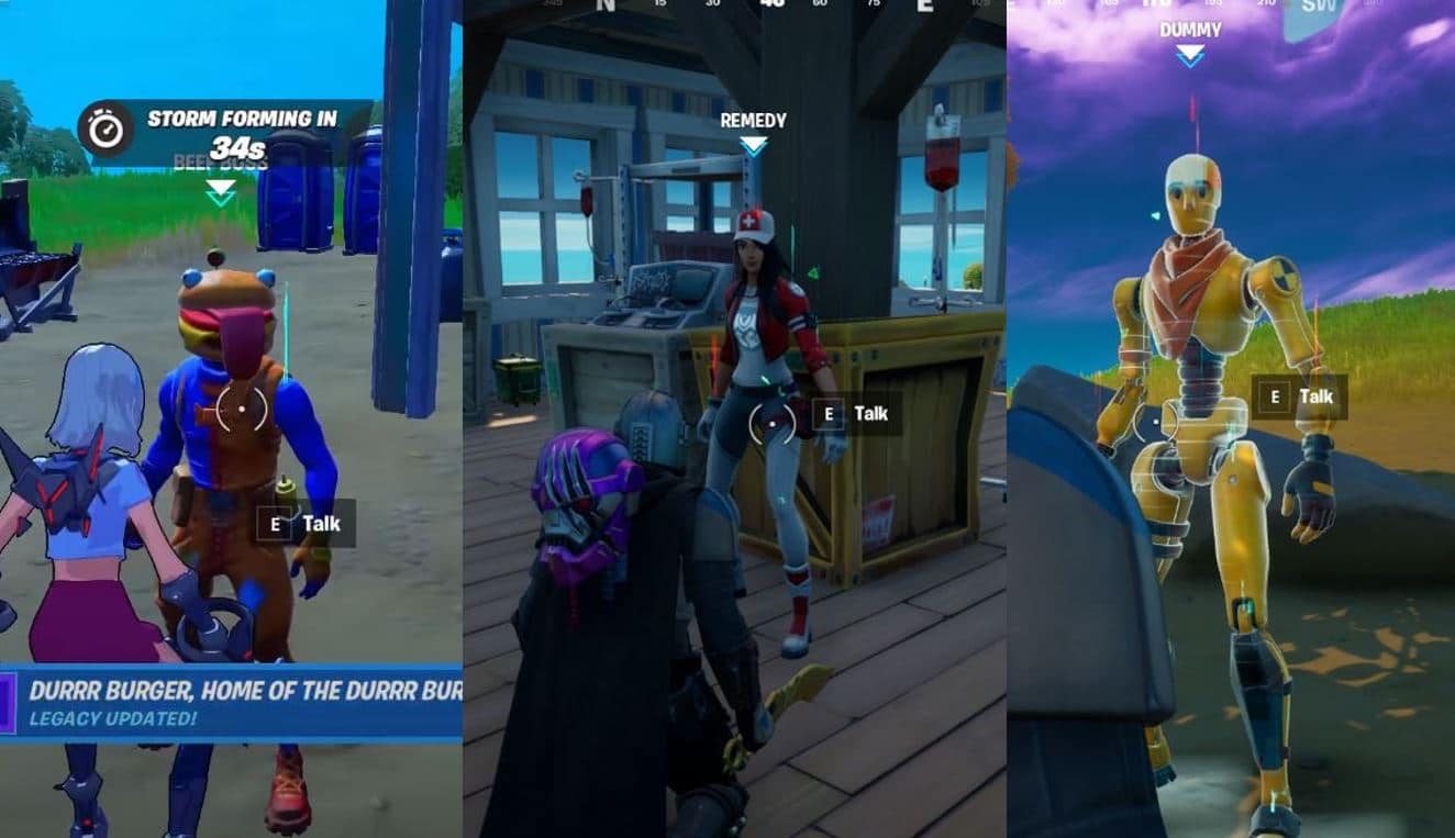 Fortnite Beef Boss, Remedy & Dummy Locations - Where to Talk With Beef Boss, Remedy, and Dummy