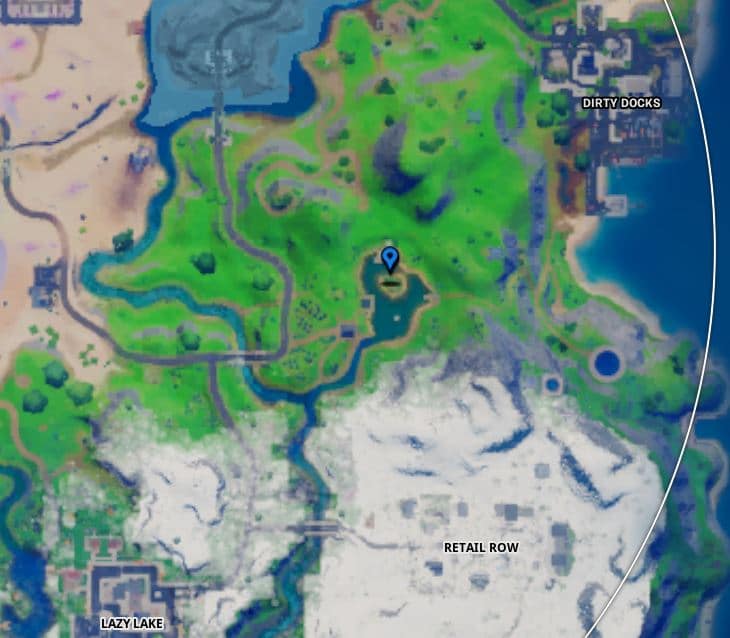 Fortnite Lake Canoe Location