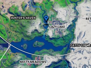 Fortnite Lazy Lake Island Location