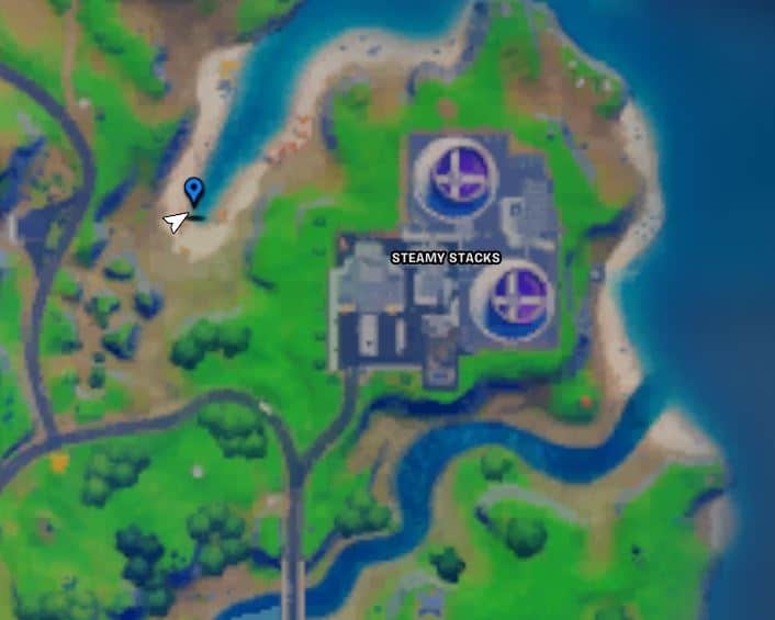 Fortnite Near Steamy Stacks Location