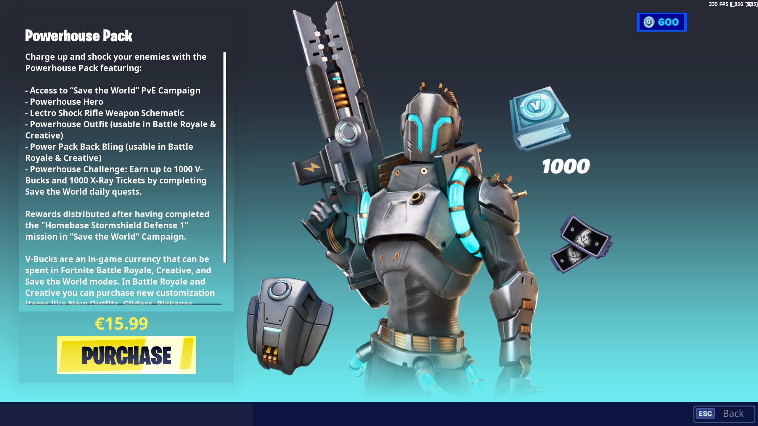 Fortnite Powerhouse Pack