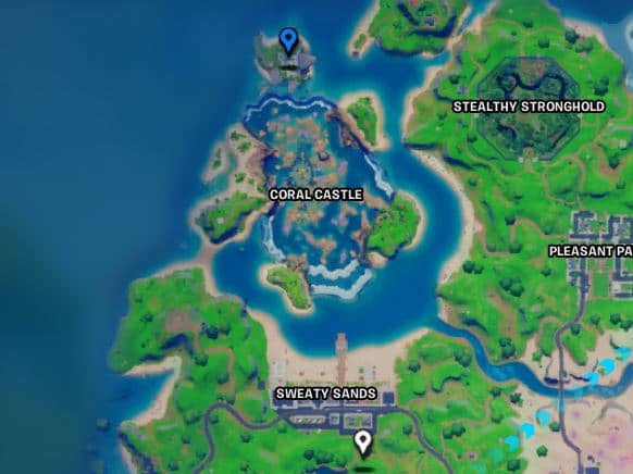 Fortnite Sharky Shell Location