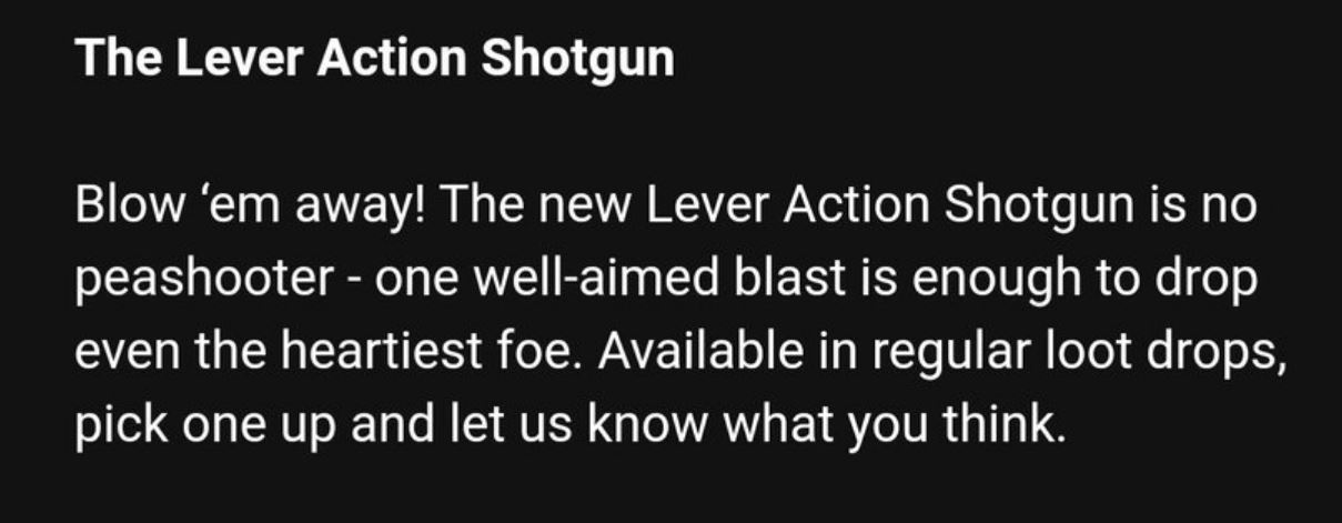 The Lever Action Shotgun Fortnite