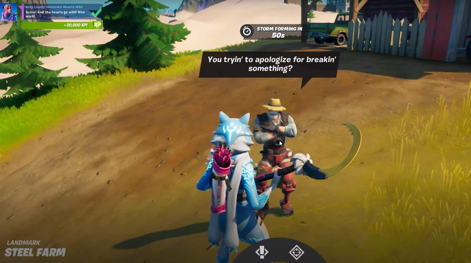 Fortnite Week 11 Challenge - Help Lovely Challenge