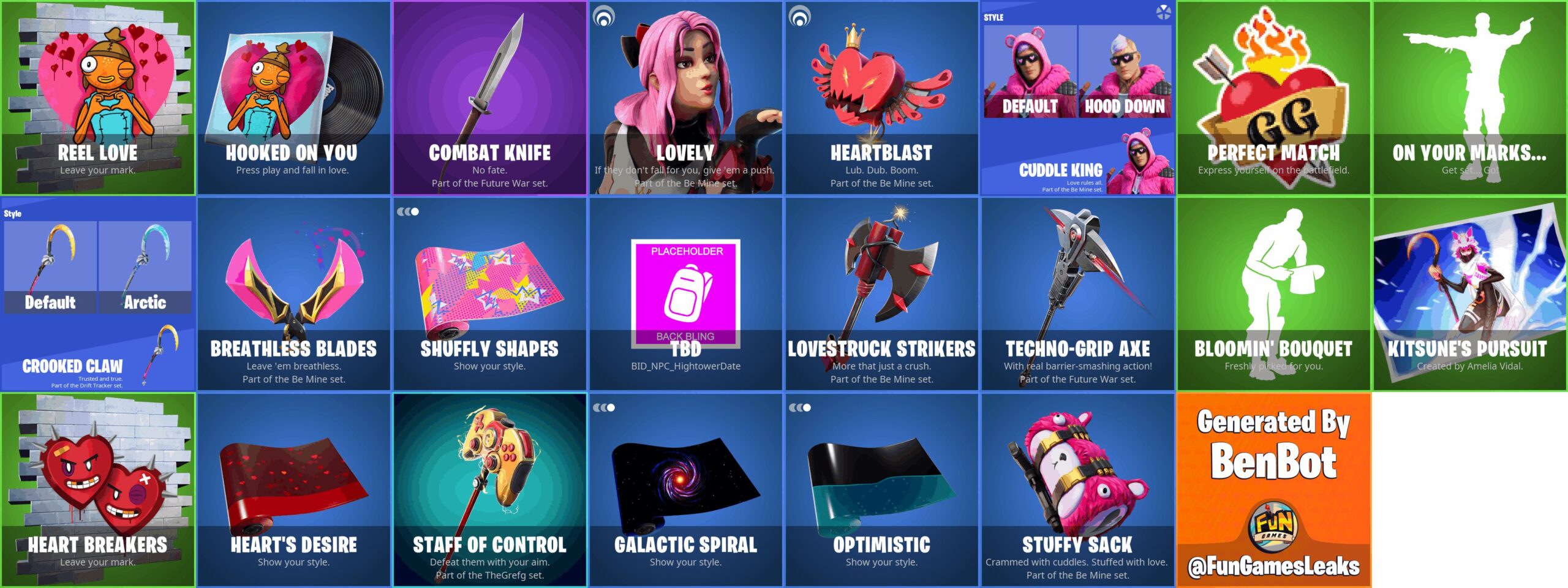 Fortnite v15.30 Leaked Cosmetics