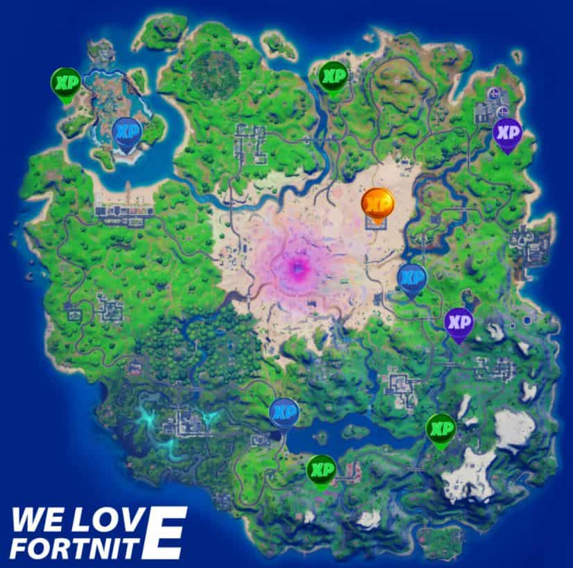 Fortnite week 13 xp coins