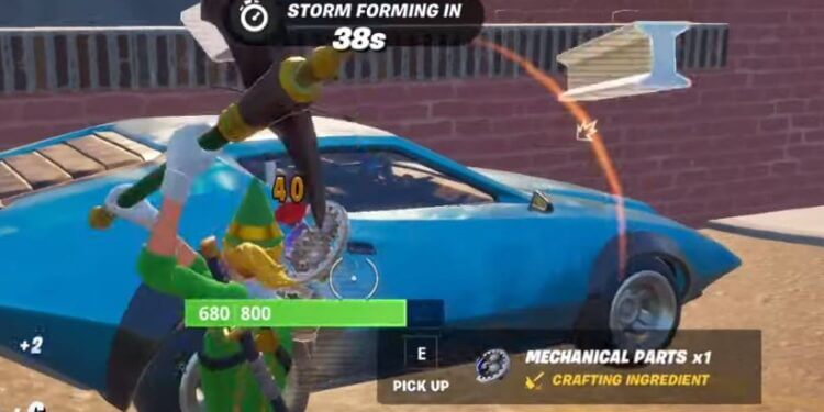Mechanical parts in Fortnite